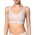 Yvette Women's 67% Polyamide 33% Elastane Padded, With Removable Pads Wire Free Seamless Bra
