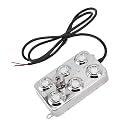 YWBL-WH Ultrasonic Fogger, 6 Head 250W 5L Mist Maker with IP67 Stainless Steel for Pond Garden Greenhouse Decoration