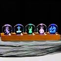 YWHL Laser Engraved 3D Religious Christian Crystal Ball Gift for Women Men