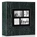 Ywlake Photo Album 4x6 600 Pockets Photos Croco, Extra Large Capacity Family Wedding Picture Albums Holds 600 Horizontal and Vertical Photos Green
