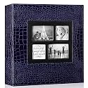 Ywlake Photo Album 4x6 1000 Pockets Photos Croco, Extra Large Capacity Family Wedding Picture Albums Holds 1000 Horizontal and Vertical Photos Blue