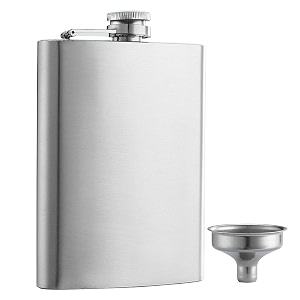 solid flasks stainless steel flask amp funnel set 8 oz