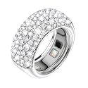 YWXTW 14K Gold Plated Jacket Ring for Oura Ring 5, Silver
