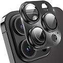 YWXTW Tempered Glass Camera Lens Protector for iPhone 14 Pro Max, 3D Full Coverage Protection, Night Circle Technology, Stronger Adsorption