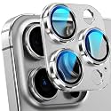 YWXTW for iPhone 16 Pro/iPhone 16 Pro Max Camera Lens Protector, [1:1 Perfect Fit] Matte Metal Anti Scratch Tempered Glass Camera Screen Protector Accessories, Case Friendly (White Titanium)