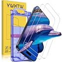 YWXTW [Sunlight Readability Screen Protector for iPhone 17/18 Pro 6.3 Inch, Anti Reflective Zero Glare TOP 9H+ Tempered Glass Screen Saver 17/18 Pro Accessories Case Friendly