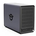 Yxk Zero1 2-Bay Desktop NAS, Silent Home NAS Storage 2.5GbE, Maximum 60TB Capacity, Support Docker, Remote Access, 4GB RAM, 2.5GbE, 4K HDMI, Network Attached Storage(Diskless)