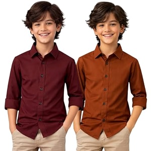 YYQ Pack of 2 Boys Cotton Blend