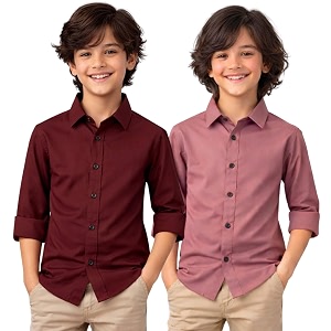 YYQ Pack of 2 Boys Cotton Blend