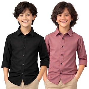 YYQ Pack of 2 Boys Cotton Blend