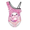 Yzaoxia Girls One Piece Swimsuits Bathing Suit for Kids Swimwear 3-14Y