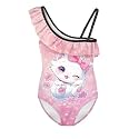Yzaoxia Girls One Piece Swimsuits Bathing Suit for Kids Swimwear 3-14Y