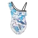Yzaoxia Girls One Piece Swimsuits Bathing Suit for Kids Swimwear 3-14Y
