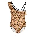 Yzaoxia Girls One Piece Swimsuits Bathing Suit for Kids Swimwear 3-14Y