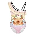 Yzaoxia Girls One Piece Swimsuits Bathing Suit for Kids Swimwear 3-14Y