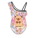 Yzaoxia Girls One Piece Swimsuits Bathing Suit for Kids Swimwear 3-14Y