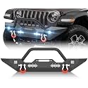 YZONA Bull Bar Front Bumper Compatible with Jeep JT 2020-2026 Black