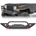 YZONA Off-Road Front Bumper Compatible with 87-06 Jeep Wrangler TJ LJ YJ