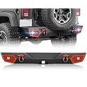 YZONA Rear Bumper Compatible with Jeep JK JKU Unlimited 2007-2018