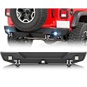 YZONA Steel Rear Bumper Compatible with Jeep JL JLU 2018-2026 Black