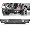 YZONA Textured Black Rear Bumper Compatible with Jeep TJ YJ LJ 1987-2006