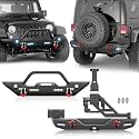 YZONA Tire Carrier Bumper Kit Compatible with Jeep JK JKU 2007-2018