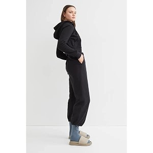 Cropped Zipper Hoodie for Women