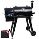 Z GRILLS Wood Pellet Grill & Smoker, PID V3.0 Controller, Meat Probe, Foldable Shelf&Side Shelf, 8 in 1 Outdoor BBQ Grill Auto Temperature Control, 459 Sq in Black, 450A
