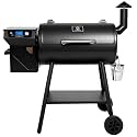 Z GRILLS ZPG-550B2 Wood Pellet Grill & Smoker with PID 3.0 Controller, 553 sq in Cooking Area, Meat Probe, Hopper Cleanout, 8 in 1 BBQ Grill Outdoor Auto Temperature Control, Black