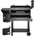 Z GRILLS ZPG-7002B Newly Upgrade Wood Pellet Grill & Smoker, 8 in 1 BBQ Grill Auto Temperature Controls, inch Cooking Area, 700 sq in Black