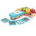 A TO Z HOME & KITCHEN Ganesh Plastic 7-in-1 Chopper, Blue