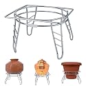 Laksh CASA-Multipurpose SS Matka Stand for Water Pot,Clay Matka Stand with Stable Legs, Copper Pot & Planter Stand for Kitchen,earthen Pot Stand,Copper Water Pot Stand,Planter Pot Stand