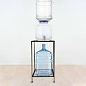 GT-Heavy-Duty 2-Tier Water Dispenser Stand for 20L Bottles – Rust-Proof, Scratch-Resistant, Space-Saving, Decorative &amp; Durable Metal Rack for Home, Office, School, Hotel, and Commercial Use