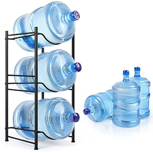 laksh casa-stylish and useful 3 tier water dispenser can and water bottle standmatka pot standbislery bottle holder rack for kitchenofficehotelschoolshop 3 can stand