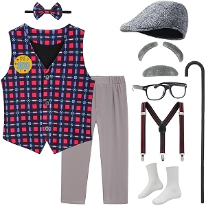 Z-Shop Old Man Costume for Kids 100