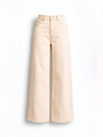 ZZENTLY Baggy Fit Women Beige Jeans