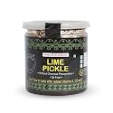 ZAAIKA Lemon Pickle Khatta Meetha | Oil Free Indian Authantic and Traditional Home Made Nimbu Achaar Sweet &amp; Spicy Pickle | Crushed Lemon Pickle | No Preservatives - 450 Gm