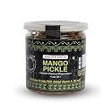 ZAAIKA Mango Pickle Low Oil Indian Traditional Home Made Khatta Spicy Aam Ka Achaar | Delicious and Tangy No Preservatives - 450 Grams