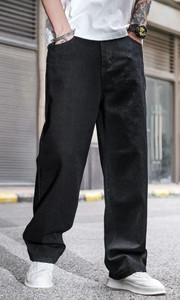 Zaba Denim Loose Fit Men Black Jeans