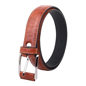 zacharias boy39s synthetic leather belt for kids kb-18 pack of 1 6-10 years