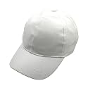 Zacharias Girl's Cotton Adjustable Plain Solid Baseball Cap