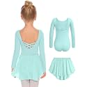Zaclotre Girls Ballet Leotards Toddler Dance Dress Outfit with Skirt Combo