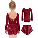 Zaclotre Girls Ballet Leotards Toddler Dance Dress Outfit with Skirt Combo