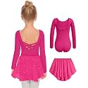 Zaclotre Girls Ballet Leotards Toddler Dance Dress Outfit with Skirt Combo