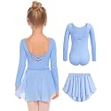 Zaclotre Girls Ballet Leotards Toddler Dance Dress Outfit with Skirt Combo
