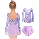 Zaclotre Girls Ballet Leotards Toddler Dance Dress Outfit with Skirt Combo