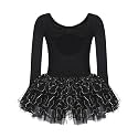 Zaclotre Girls Ballet Long Sleeve Skirted Leotards with Tutus Skirt Dance Dress Ballerina Outfits