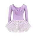 Zaclotre Girls Ballet Long Sleeve Skirted Leotards with Tutus Skirt Dance Dress Ballerina Outfits