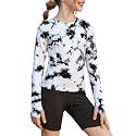 Zaclotre Girls Long Sleeve Shirts with Thumb Holes Kids Athletic Top Tees