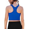 Zaclotre Girls Tank Tops Double Lined Racerback Crop Tops Athletic Shirts